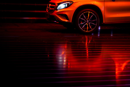 The Modern Technology Carの写真素材
