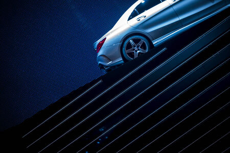The Modern Technology Carの写真素材