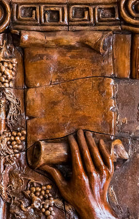 Wooden Art Backgroundの写真素材