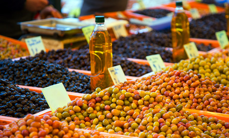 Olive on Open Market Bazaarの写真素材