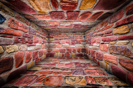 Urban Interior Brick Walls Stage Background Textureの写真素材