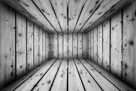 Abstract Wooden Interior Walls Stage Backgroundの写真素材