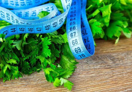 Parsley and Measurementの写真素材