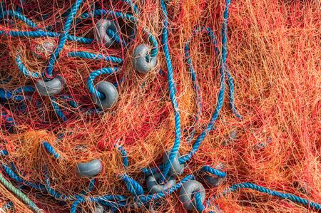 Fishnet Fishing Linesの写真素材