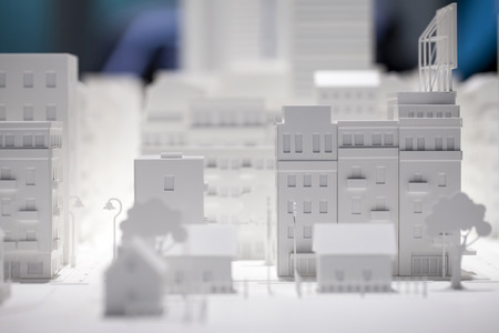 Scale Model Buildingの写真素材