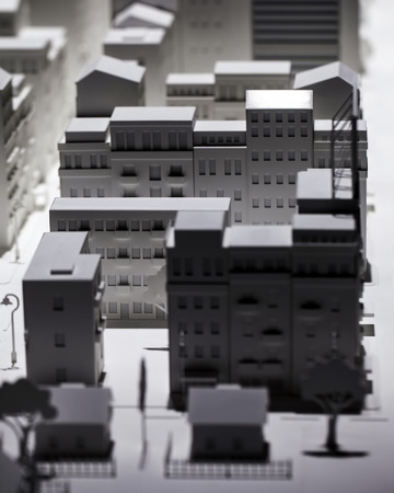 Scale Model Buildingの写真素材