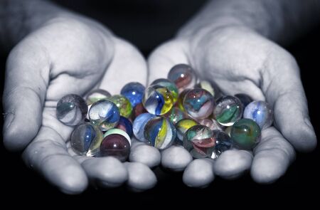 Colorful Marble Ballsの写真素材