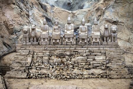 Model Building Historical Ancientのeditorial素材