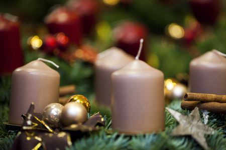 Christmas Decoration Backgroundの写真素材