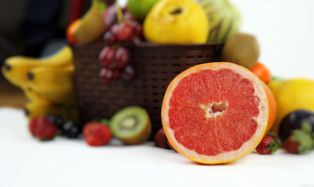 Healty Organic Mix of Fruits Compositionの写真素材