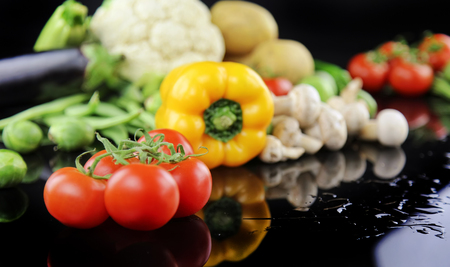 Mix of healthy Organic Vegetable Compositionの写真素材