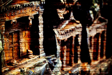 Historical Building Backgroundの写真素材