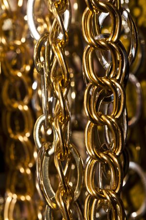 Old Rusty Metal Chain Industrial Conceptの写真素材