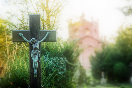 Christianity Religion Symbol Jesus Sculptureの写真素材