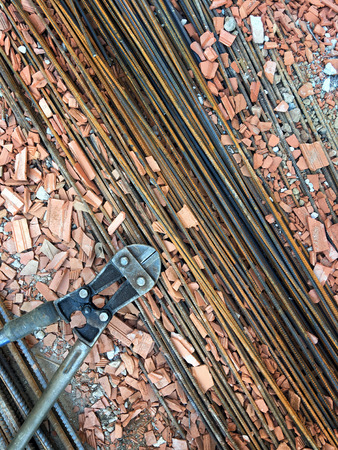 Iron Lines Industrial Construction Toolの写真素材
