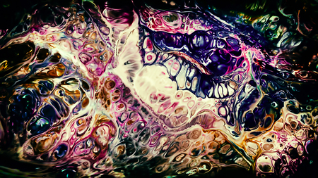 Awesome Background Illusion of Food Watercolor Ink Paint Spread