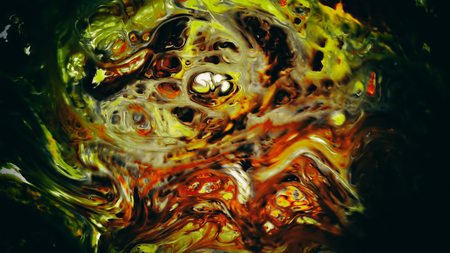 Abstract Beauty of Art Ink Paint Explode Colorful Fantasy Spread