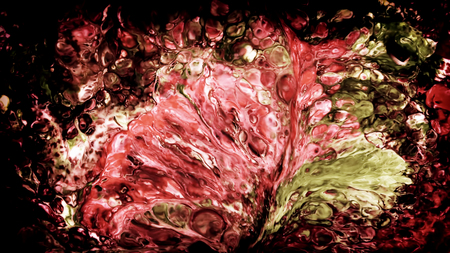 Abstract Beauty of Art Ink Paint Explode Colorful Fantasy Spread