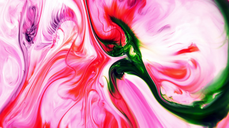 Abstract Beauty of Art Ink Paint Explode Colorful Fantasy Spreadの写真素材