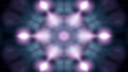Abstract Colorful Shiny and Hypnotic Concept Symmetric Pattern Ornamental Decorative Kaleidoscope...