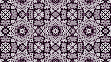Abstract Colorful Hypnotic  Symmetric Pattern Ornamental Decorative Kaleidoscope Movement Geometric...