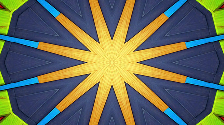 Abstract Wooden Background   Concept Symmetric Pattern Ornamental Decorative Kaleidoscope Movement...