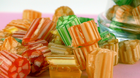 Candy Sweet Jelly Lolly and Delicious Sugar Dessertの写真素材