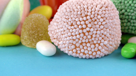 Candy Sweet Jelly Lolly and Delicious Sugar Dessert