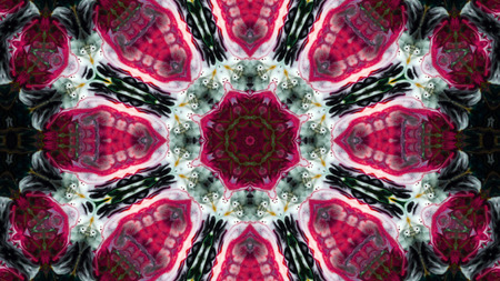 Abstract Colorful Kaleidoscope Background Photoの写真素材