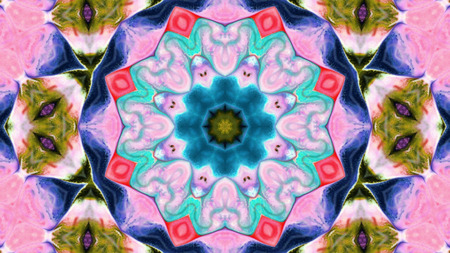 Abstract Colorful Kaleidoscope Background Photo