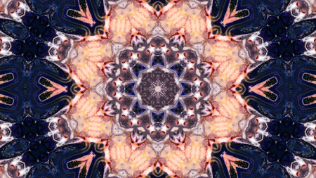 Abstract Colorful Kaleidoscope Background Photoの写真素材