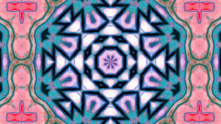 Abstract Colorful Kaleidoscope Background Photo