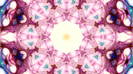 Abstract Colorful Kaleidoscope Background Photoの写真素材