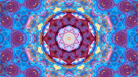 Abstract Colorful Kaleidoscope Background Photoの写真素材