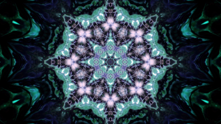 Abstract Colorful Kaleidoscope Background Photoの写真素材