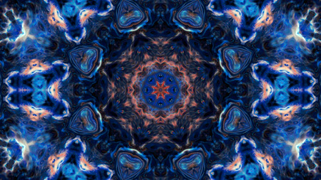 Abstract Colorful Kaleidoscope Background Photoの写真素材