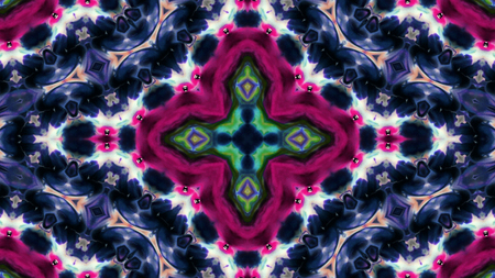 Abstract Colorful Kaleidoscope Background Photoの写真素材