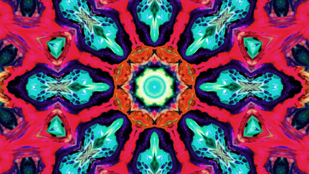 Abstract Colorful Kaleidoscope Background Photo