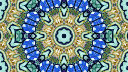 Abstract Colorful Kaleidoscope Background Photoの写真素材