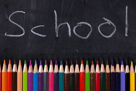 Education or Business Concept of School and Office Toolsの写真素材