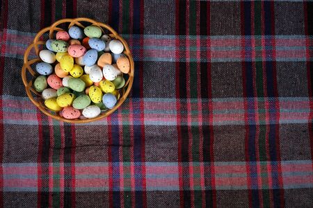 Colorful Traditional Celebration Easter Paschal Eggs Photo