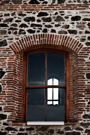 Abstract Ancient Building Houses Windows Details Photo