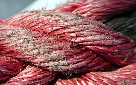 Rope High macro Details of a Sea Boat Photo