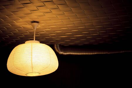 Home Building Decorative Round Night Lamp  Photoの写真素材