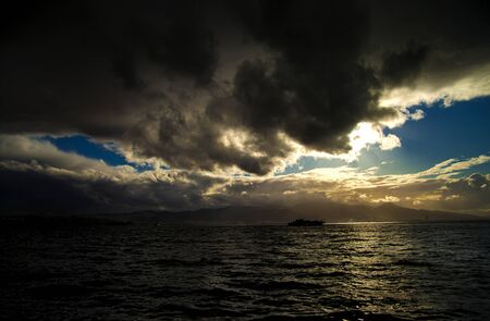 Seascape View in Nature in Turkey Izmir Photoの写真素材