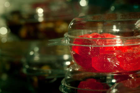 Delicious and Sweet Candies in a Candy Shopの写真素材