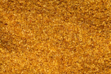 Healthy and Delicious Raw Food Bulgur Rice Close Up