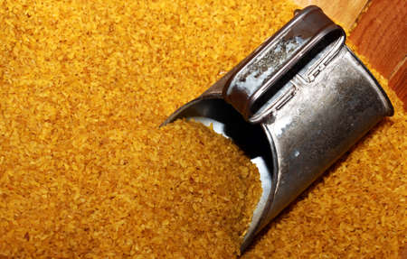 Healthy and Delicious Raw Food Bulgur Rice Close Up