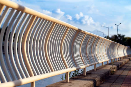 Abstract Architecture Design of Iron Fences Photoの写真素材