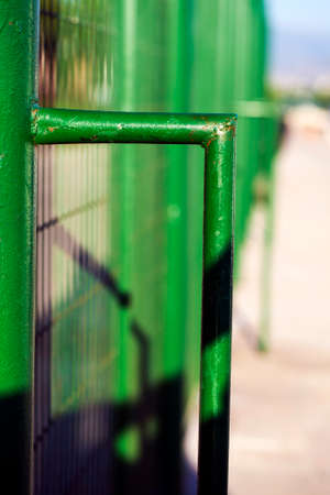 Abstract Architecture Design of Iron Fences Photoの写真素材